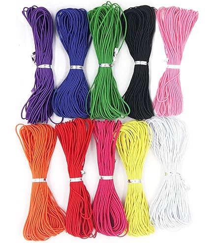 Rayher Gummifaden 0,6mm - 5m Elastische Schnur Für Masken & Armbänder