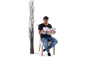 DESIGN DELIGHTS DIVISORIO Nova | 180x27 cm (HxP), legno di salice | rami di salice naturale, divisorio, schermo, ciuffo di vimini, bacchette di salice, paravento | Colore: marrone