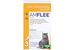 Amflee 50mg Spot On Solution For Auftropfen for Cats 3 Pcs Solution