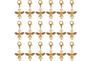 YIEUR 40 Stück Schutzengel Anhänger gold, klein Schutzengel Gastgeschenke Hochzeit Taufe, 42mm Schutzengel Anhänger Perlenengel Konfirmation Geburtstag Handmade Geschenk für Gäste(2-gold)