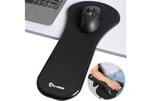 LL-COEUR Ergonomische Computer Handgelenkstütze Mausarmhalterung Einstellbar Armablage Handgelenkauflage Verstellbar Armauflage Schreibtisch Extender für Tisch und Stuhl