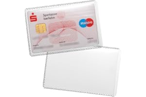 Durable 213619 Plastfodral 54x86 mm, transparent, 10 stycken