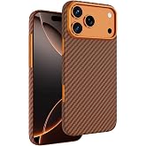 CONSTRAIN - iPhone 17 Pro Max ile uyumlu Apple Kılıf Magsafe ile uyumlu Şarj &Ouml;zellikli Ultra Slim Aramid Karbon Fiber Kevlar 