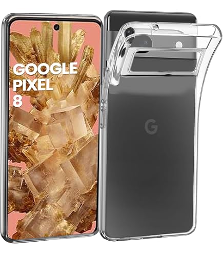 VRNOEI Custodia morbida ultra trasparente compatibile con Pixel 10 8A 8