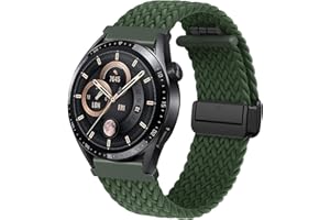 YASPARK Pasek kompatybilny z Huawei Watch GT 4 46 mm, 22 mm, elastyczny, regulowany, nylonowy pasek do Huawei Watch GT 3, Huawei Watch GT 2, Huawei Watch GT3 Pro 46 mm, Huawei Watch GT2 Pro, GT 2e