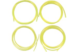 PZIHAO 4 Pezzi Set di Tubi Carburante Benzina, Flessibile Tubo Dell' Acqua Olio Gasolio per Motore Tagliasiepi Motosega Generale Decespugliatore