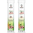 Shivveda Kaya Trim Effervescent Tablets | Ayurvedic Formula for Weight Management, Detox & Slimming | 20 Tablets | Herbal Health Supplement (Pack of 2)