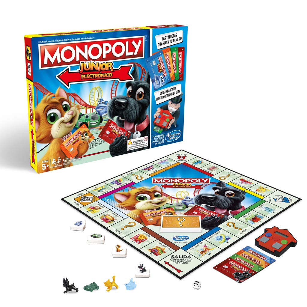 Monopoly- Junior Electronico (Versión Española) (Hasbro E1842105) - Imagen 7