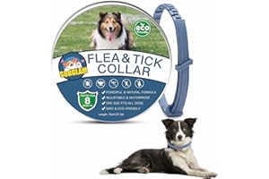 SURGLAM Flea Collar Treatment for Dogs, 70 CM Flea and Tick Treatment for Dogs, with 8 Months Flea Treatment for Dogs, Waterproof Adjustable Anti-flea Collars for Small, Medium, Large Dogs Puppies