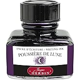 Jacques Herbin 13048T- 30ml Bottle of Ink for Fountain Pens and Rollerball Pens - Poussiere de Lune