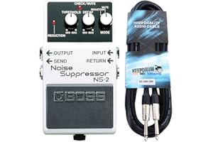 BOSS GUITAR EQUIPMENT Boss NS-2 Noise Suppressor + keepdrum Gitarren-Kabel 3m