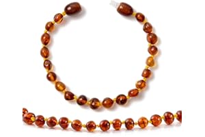 Cici's Story Braccialetto/cavigliera in 100% Ambra baltica Originale - 3 Dimensioni - 5 Colori