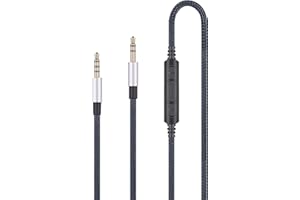 HANSNBY Audio-kabel kompatibel mit B&O Play by Bang & Olufsen Beoplay H6, H7, H8, H9, H2 Kopfh枚rer und kompatibel mit Samsung Galaxy Huawei Android mit In-Line Mikrofon Fernbedienung Lautst盲rkeregler