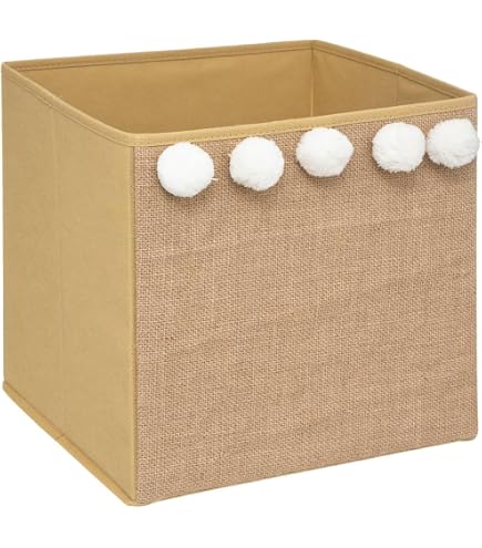 Covor de iuta pentru copii, POMPONS 78 cm Covor de iuta pentru copii, POMPONS 78 cm