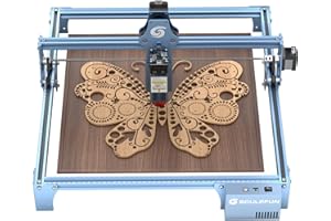 SCULPFUN S9 La-ser Engraver, High Precision Desktop Engraving Machine, Deep Cutting for 6mm Plyood, 0.06mm Ultra-Fine Compressed Spot Cutting Machine, Eye Protection Fixed-Focus