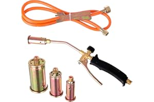 TC TECHNIC Roofing Tool Blowtorch, Silver, Gold, Black, Orange, Metal, 1850 degrees Celsius, 3 kg