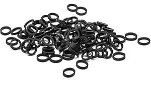 KINETICS LINE Joints Plats en Caoutchouc 14.5 x 12 x 3 mm pour Joint 3/8 Pouce (12/17 mm) 100 Pièces Sanitaire Plomberie, Climatisation, Ventilation, Canalisations et Jardin (de -40°C à 110°C)