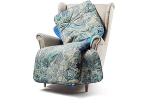 Caleffi Scaldotto- Plaid Divano e Letto 130x170 100% Morbido Cotone Pettinato Caldo Avvolgente, Copridivano Copriletto Trapuntato Artigianale Lavabile Anallergico, Coperta Copri Divano e Copri Letto