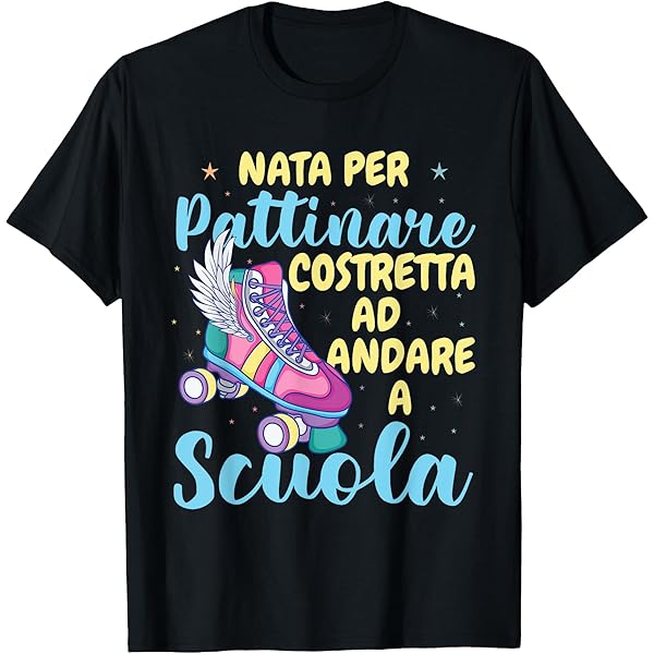 Maglietta Tema Sport Maglietta Pattinaggio Artistico Per Ragazze E
