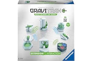 Ravensburger - Gravitrax Power - Set d'extension Interaction - 26188 - Jeu de Construction STEM - Circuits de Billes créatifs - Fonction électronique - Enfants de 8 Ans et Plus - Version française