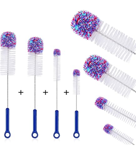 Brosse à bouteilles spécialement conçue pour nettoyer tous les types de bouteilles de vin à col Brosse à bouteilles spécialement conçue pour nettoyer tous les types de bouteilles de vin à col