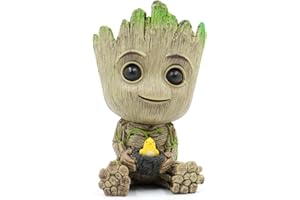 THEMATYS thematy Baby Groot Vaso di Fiori | 11x6x6cm | Action Figure | Perfetto Come Regalo | Sono Groot | Flowerpot | Statuina | Vaso per Piante | Guardiani della Galassia | Decorazione per acquari