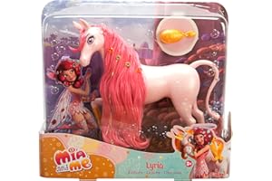 Simba 109480094 - Mia and Me Jednorożec Lyria, z Klipsami do Włosów i Szczotką, 25 cm Koń do Zabawy, Kucyk, od 3 Lat