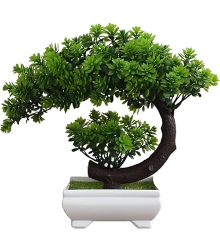 Kunstplanten Bonsai Dennenboom, Potplant Ornament Bonsai Plastic Simulatie Bonsai DIY Decoratieve Bonsai Bureau Display Nep Boom Woonkamer Tuin Decoratie Decor