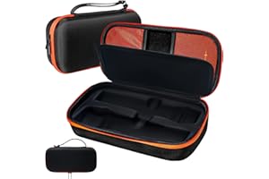 AOMANTIC SARL Bluetooth Mikrofon Tasche Kompatibel mit JBL PartyBox Wireless Mic, Kabelloses Mikrofongehäuse, Eva Aufbewahrung für Mikrofon, Handheld Dual Mic Reisetasche, für Jbl Microphone und Bluetooth mikrofon