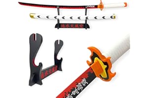 FÉENOMENN FEENOMENN Demon Slayer : Kimetsu No Yaiba - Katana Replica Hoja de Madera - KYOJURO RENGOKU