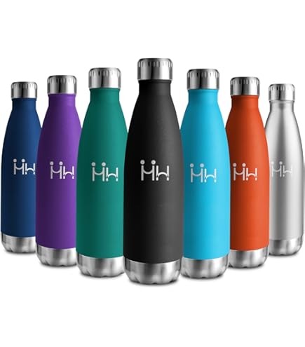 Borraccia Termica Motswedi 500 Ml In Acciaio Inox 18/8 - Doppia Parete, Senza BPA, Mantiene Caldo 12h E Freddo 24h, Nero - 5