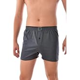 Tutku Erkek F&uuml;me 6 Adet Tutku Pamuklu D&uuml;ğmeli Boxer F&uuml;me 0117.