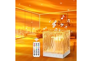 PIKOY Northern Lights Aurora Projector Light, 15White Noise 18Colors Lighting Galaxy Projector Sensory Lights, Remote Timer Night Light Projector Lights for Bedroom,Light Projector for Teen Gifts