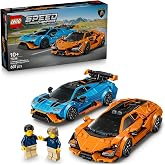 LEGO Speed Champions Lamborghini Revuelto ve Hurac&aacute;n STO 77238 &ndash; 10 Yaş ve &Uuml;zeri &Ccedil;ocuklar İ&ccedil;in &Ccedil;ift Model Araba, Detaylı Yarı