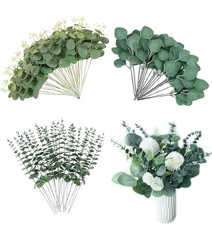 Künstliche Eukalyptus-Zweige Mit Samen – 3 Stück, Ca. 78 Cm Hoch, Perfekt Für Hochzeitsdeko, Vasen & Sträuße
