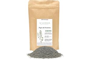 ALVENDIA - Véritable Thym de Provence - Cultivé et Récolté dans le Sud de la France - Paquet de 100 Grammes - Récolte 2025