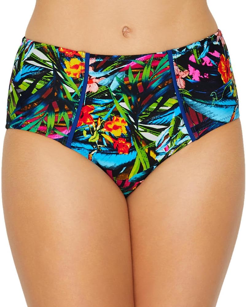 Pour Moi? Women's Costa Rica Control Brief Bikini Bottoms