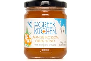 The Greek Kitchen Orange Blossom Honey, Unheated & Unpasteurised, 250 g