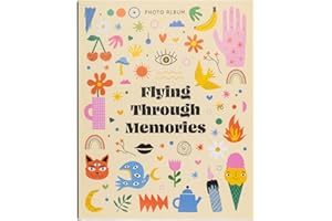 Grupo Erik Album Fotografico Flying Memories - Album Foto con Tasche 96 (2 per Pagine) Per Foto 13x20 cm Con Copertina Rigida | Compatibile Foto 13x18