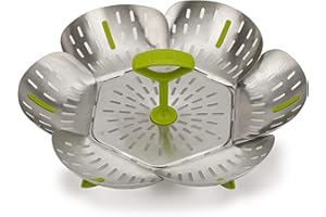 Joseph Joseph Bloom Steel Panier vapeur pliable en inox - Vert