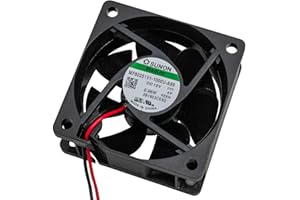 Sunon 12V DC 0.9W 60x60x25mm 39.9m³/h 4500RPM 27dB(A) Plastic Axial Fan for Desktop, Laptop, Server
