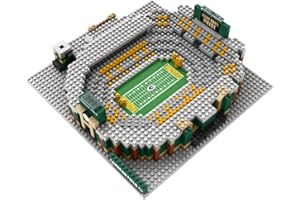 FOCO Offizielles Lizenzprodukt NFL Green Bay Packers Lambeau Field BRXLZ-Steine 3D-Mini-Fußballstadion BAU-Set