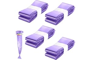 IME Cat Litter Refills Bag 4 Pack Cat Litter Bin Bags Locker Refill Trash Bag Compatible with Pet Litter Disposal Genie Cassettes and Nappy Bin(Not Include Cartridge)