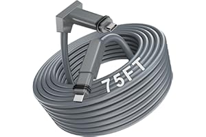 HANCENDA 75FT(23M) Starlink Cable for Starlink Standard Actuated Gen 2, IP68 Waterproof Extension Cable, Gray