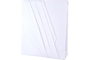 ‎AQUA-TEXTIL aqua-textil Edition Bettlaken ohne Spanngummi 150 x 250 cm weiß Baumwolle klassisches Betttuch