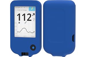 foto-kontor Tasche kompatibel mit Abbott Freestyle Libre 3 Hülle Silikon Schutzhülle blau