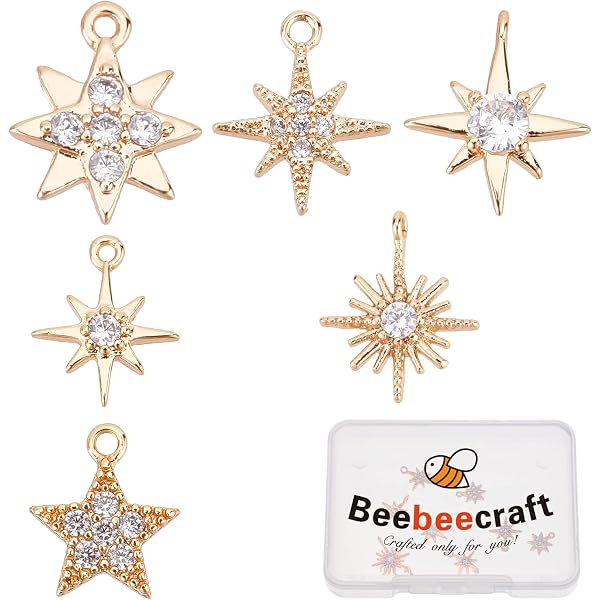 Gukasxi 96 pezzi Cristallo Ciondoli Birthstone collana orecchini bracciale perline pendenti con anelli per gioielli fai da te fare e artigianato, 12 colori