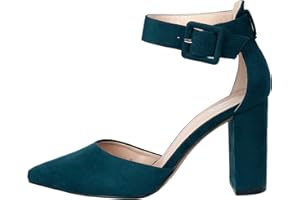 Rio Fiore Escarpins, Chaussures à Bride Cheville, Noir/Bleue/Violette/Blanche/Fuchsia/Rouge/Beige, 8.5 cm Talon Bloc, Textile/Similicuir, Femme Escarpins, Escarpins à Talons, 2062A