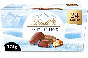 Lindt - Ballotin LES PYRÉNÉENS - Chocolat Lait-Noisettes - Frais et Fondant - Idéal pour Noël, 175g