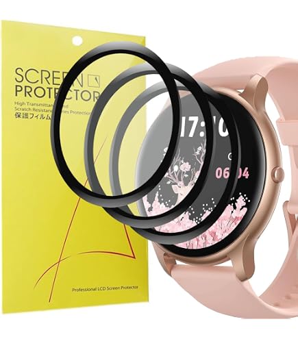 Displayschutzfolie Für IFMDA S100 Smartwatch (1,45 Zoll) – 3 Stück Panzerglas Mit 9H Härte